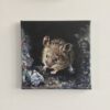 Little mouse at night - 20cm x 20cm, acrylic on canvas - Image 2